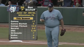 Illustration for article titled 300-Pound College Pitcher Takes Internet By Storm